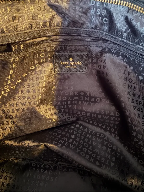 Black Kate Spade New York Blake Avenue Taden Nylon Tote Bag Purse Handbag - Image 6