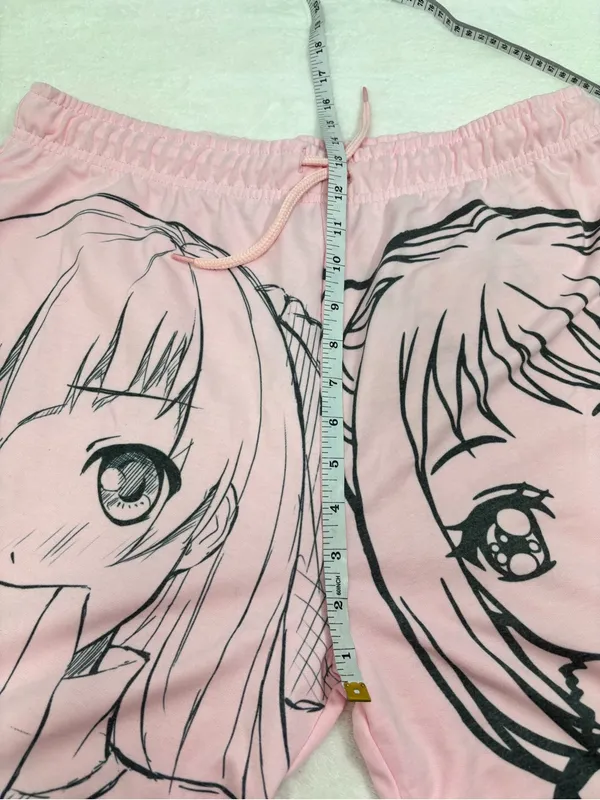 NGOrder Manga Anime Pink Jogger Sweatpants Size 12 - Image 12