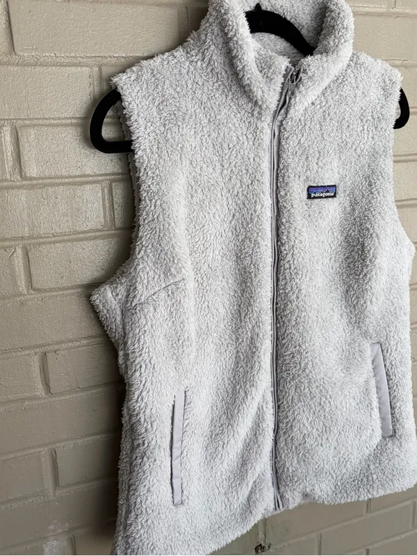 Patagonia Heather Gray Fleece Vest XL - Image 2