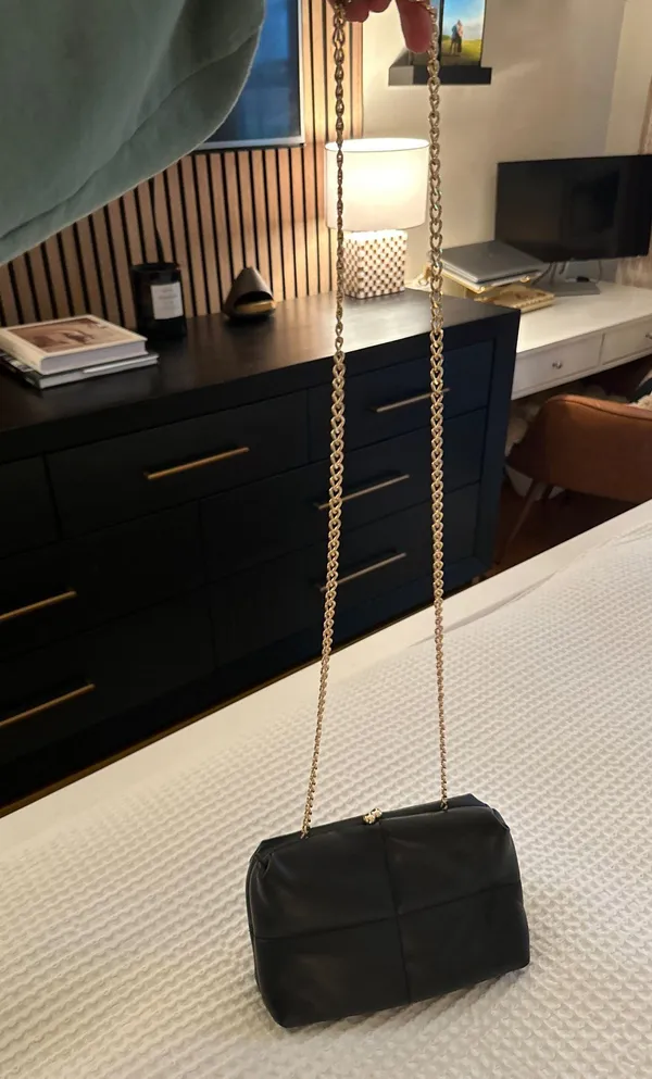 Black Quilted Bag - Image 3