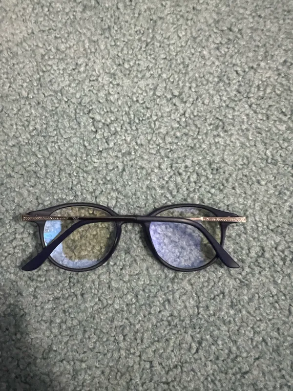 black glasses with blue light filter #glasses #bluefilter - Image 2