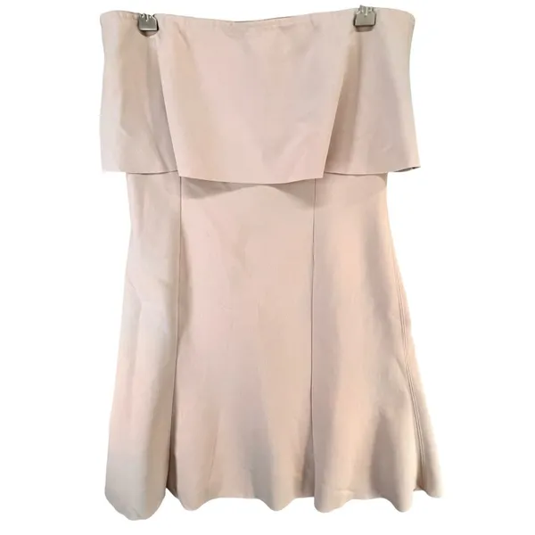 Elizabeth and James‎ Mini Dress 8 Biscuit Pink Hickory Bandeau Strapless Gala - Image 2