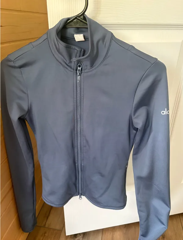 All Airlift Warm Radiant Full Zip Jacket in Bluestone - Image 3