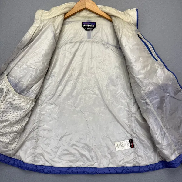 Patagonia Womens Nano Puff Jacket Large Blue Primaloft Insulated Puffer 84215 - Image 6