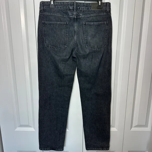 Closed‎ Jay Jeans Womens 28 Black Candiani Italian Denim Straight Leg Boyfriend - Image 4