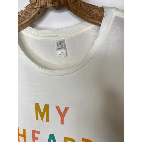 Alternative Apparel My Heart Belongs To Kansas City Graphic Tee T Shirt Sz Mediumx - Image 8