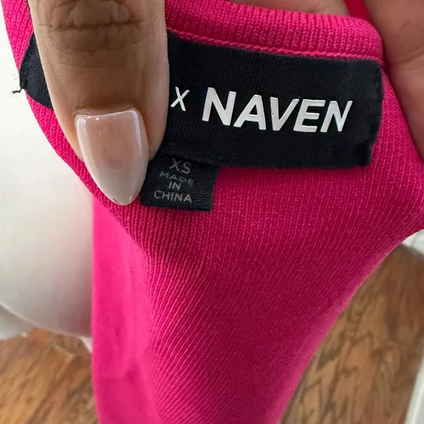 NBD x Naven Minnie Hot Pink Cut Out Bandage Bodycon Dress. - Image 5