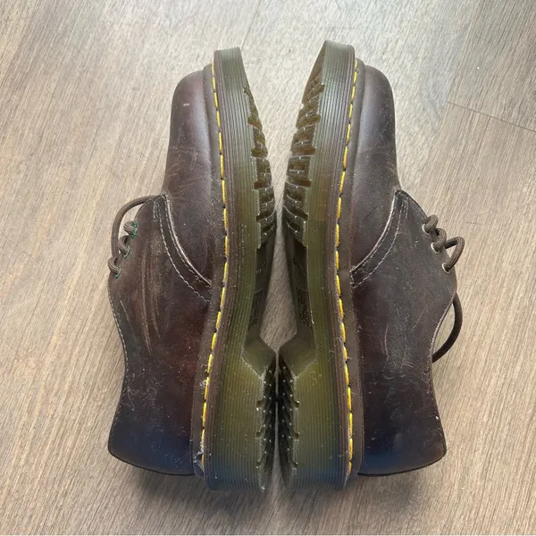 Classic Brown Dr Martens Oxford Shoes - Image 4