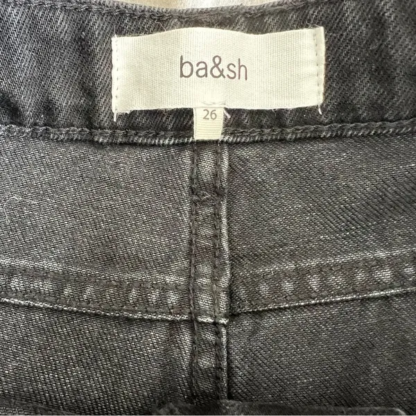 Ba&Sh Evan Straight Leg in Blackstone Jeans 26 - Image 13
