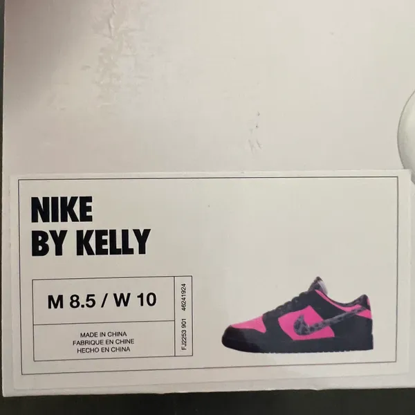 Nike New iD By Kelly Dunk Low Black Pink - Image 10