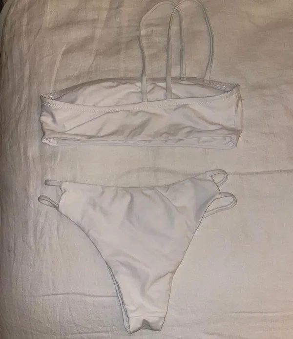 superdown Monica Top and Bottom in White - Image 4