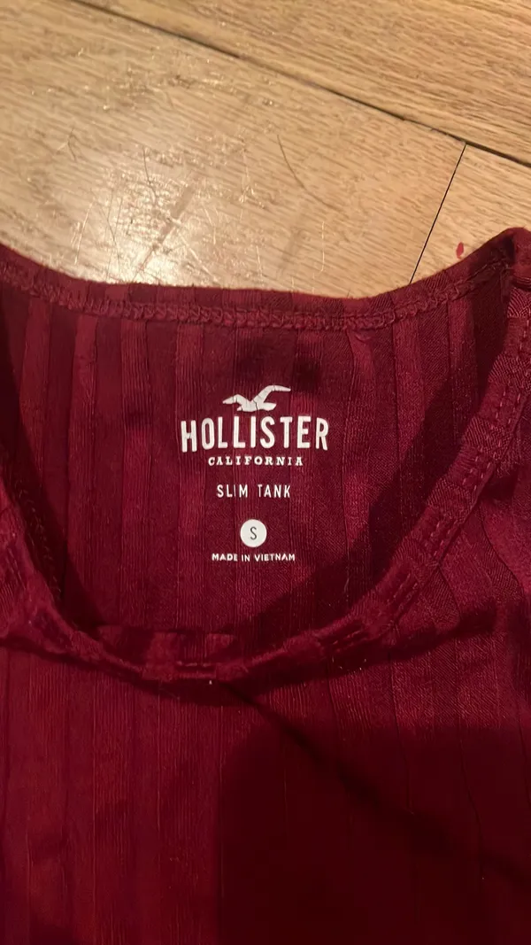 Hollister Maroon Slim Tank - Image 4