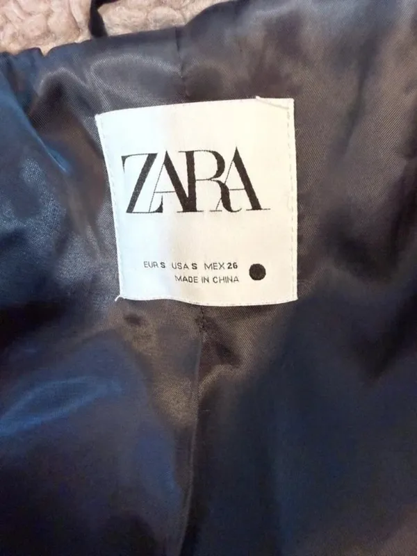 Cozy Chic Plush Teddy Fleece Mid Length Clean Girl Oversized One Button Coat Sm - Image 2