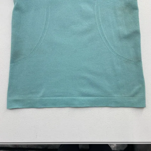 Lululemon Size 4 Swiftly Tech Racerback Tank Top Heathered Peacock Blue Seamless - Image 11