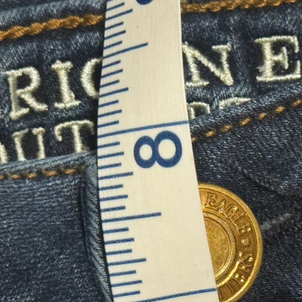 American Eagle Skinny Kick Women’s Jeans Size 4 Long Dark Wash Stretch Denim - Image 11