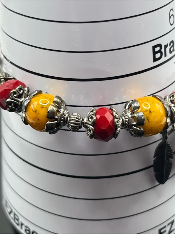 Florida State Seminoles University Inspired Charm Bracelet Garnet Gold NCAA FSU - Image 5