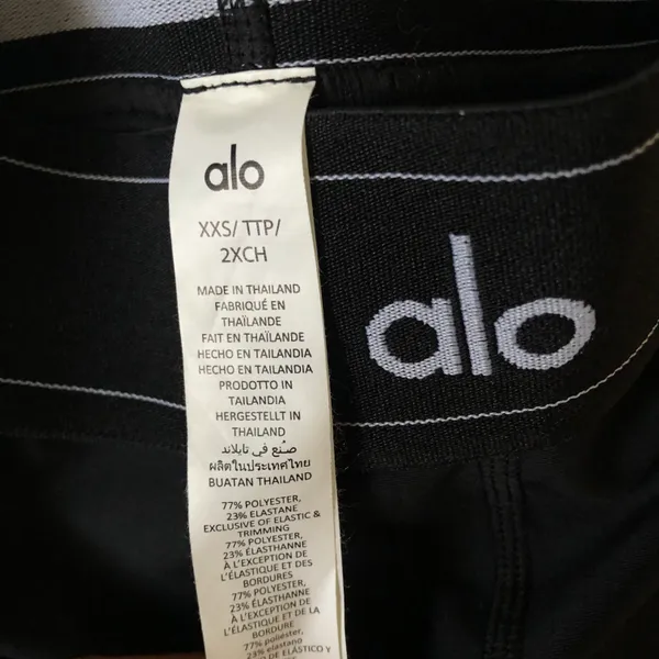 Alo Airlift High-Waist Suit Up Legging Black/White XXS - Image 7