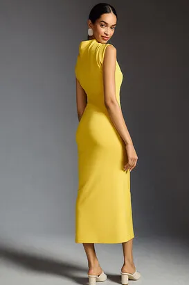 Anthropologie Maya The Ruched Cowl Neck Dress - Image 2