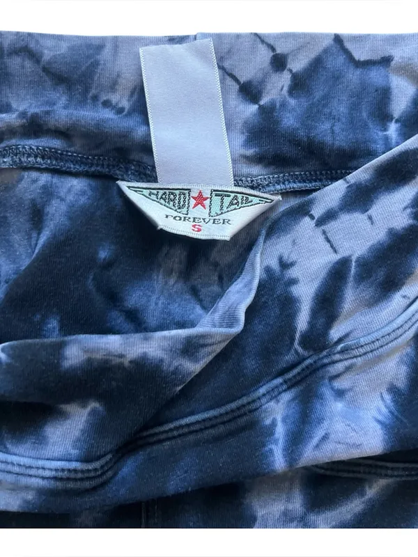 Hard Tail Forever Blue Tie Dye Leggings | Small - Image 3