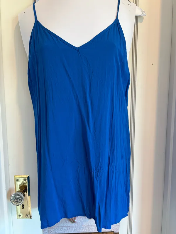 Free People Spring Fling Mini Dress Ultra Violet Combo w/ slip - Image 5
