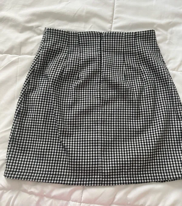 Brandy Melville Gingham Mini Skirt - Image 2