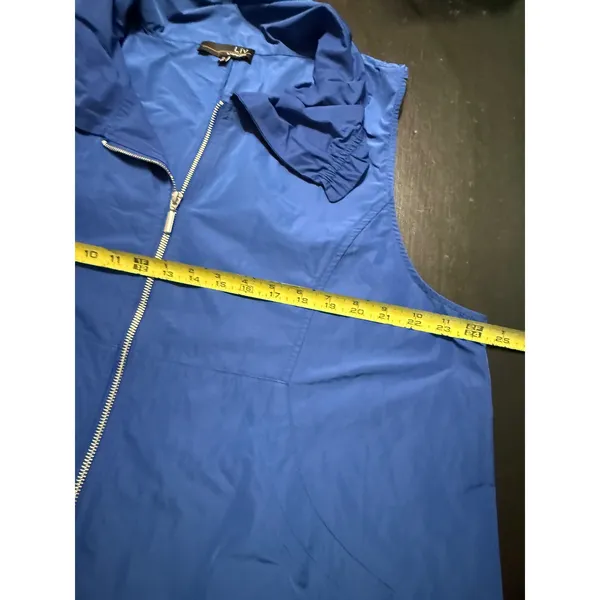 Liv by Habitat Clothes Blue Zip Front Funnel Neck Vest XL 100502‎ - Image 4
