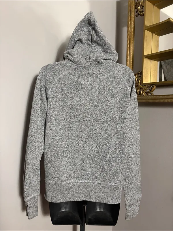Roots Medium Grey Hooded Pullover Sweatshirt - Image 2