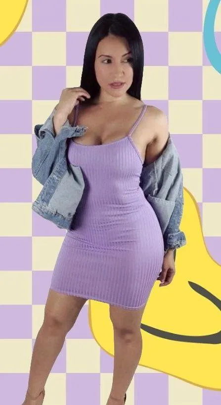 NWT Lily Lilac Bodycon Mini Dress - Image 5