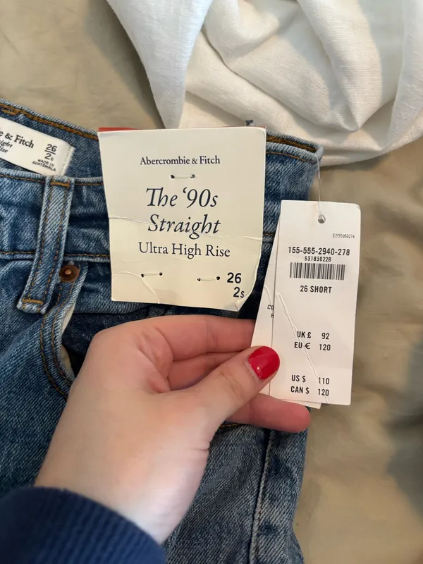 Abercrombie 90s Straight Jeans - Image 3
