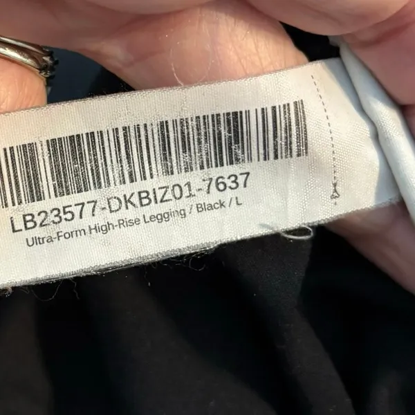 Quince Size L Ultra Form High Rise Leggings Black 25” Inseam - Image 6