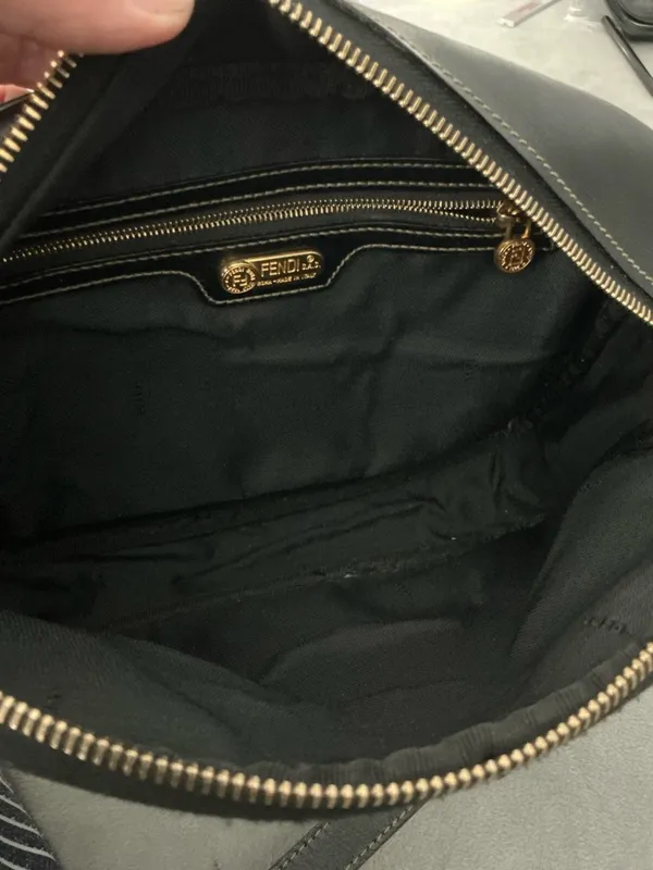  Authentic FENDI Striped Crossbody Bag 🌟 - Image 11