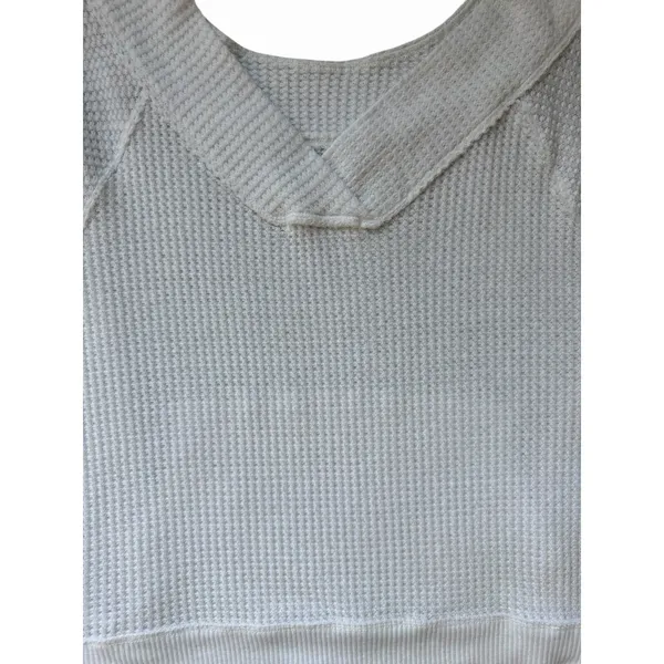 Free People‎ We The Free Westend Thermal Top White Women's Size Medium - Image 10