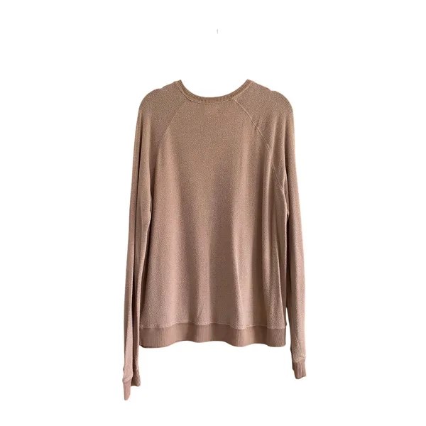 Me to We Pullover Brown Long Sleeve Top Size Medium - Image 5