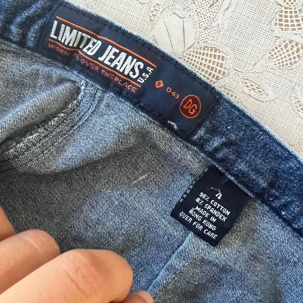 The Limited Denim Mini Skirt 90s Size 4 - Image 5