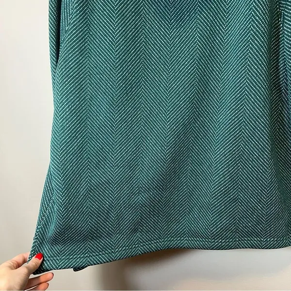 J. Crew Women’s Long Sleeve Funnel Neck Pullover Sweater Green XL‎ - Image 7