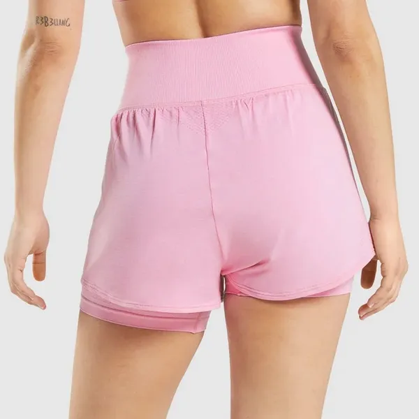 Gymshark • Vital 2 in 1 Workout Shorts Women's Pink High-Waisted Shorts - Image 2