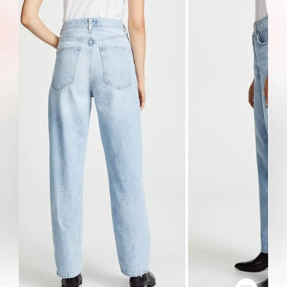 AGOLDE Criss Cross Upsized Jeans size‎ 25 Straight Leg High Rise - Image 2