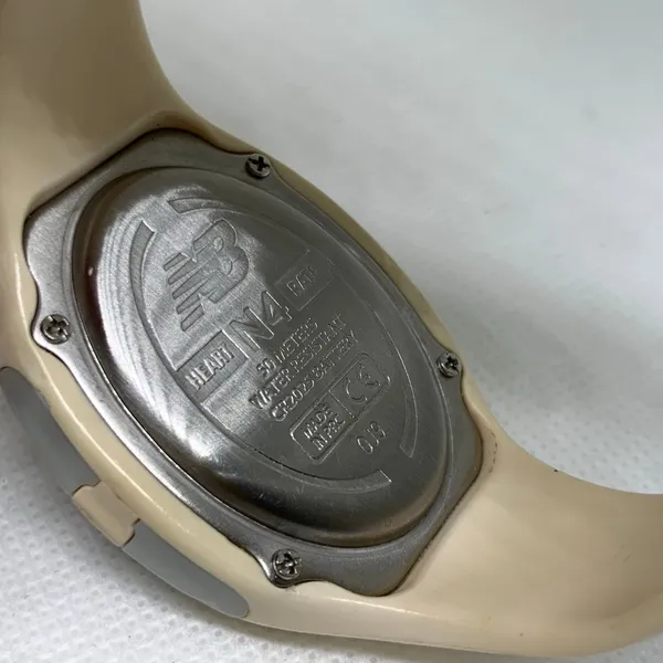 New balance N4 women digital watch multifunction silver beige tone 35mm running - Image 7