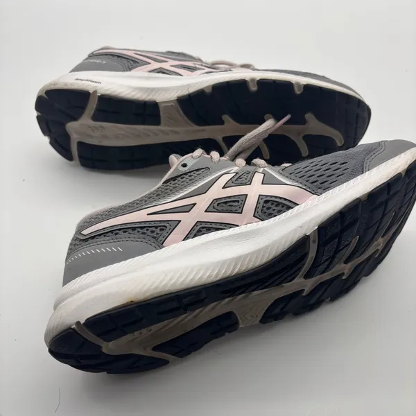 Asics Gel-Contend 7 Womens Running Shoes Grey Pink Sneakers Size 8 - Image 8