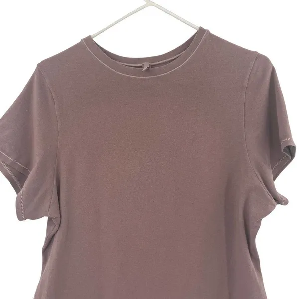 Skims T-Shirt Cotton Bodysuit Short Sleeve Thong Stretch Size 3X Plus Size - Image 2