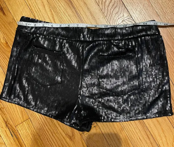 Love Vintage NWOT Sweet Y2k 90’s Sequins Shorts rave club night out showtime - Image 6