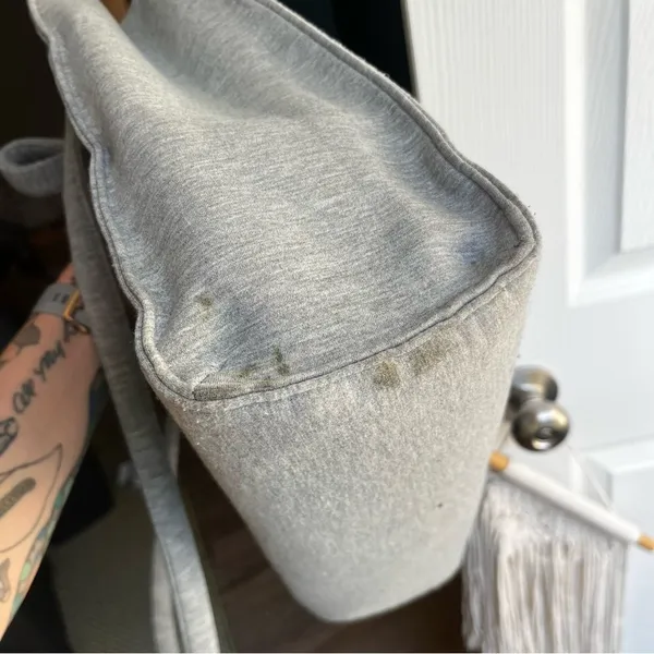 UGG x Telfar Medium Fleece Shopper Bag Gray - Image 11