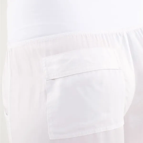 Womens Lululemon Drishti Unlined Athletic Pant White Wide Barrel Leg 6 Culottes - Image 8