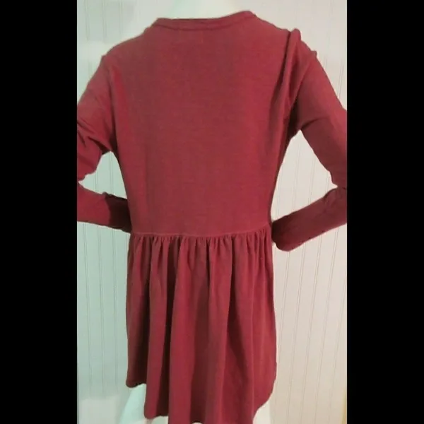 Anthropologie knit jacket top reddish color Small - Image 2
