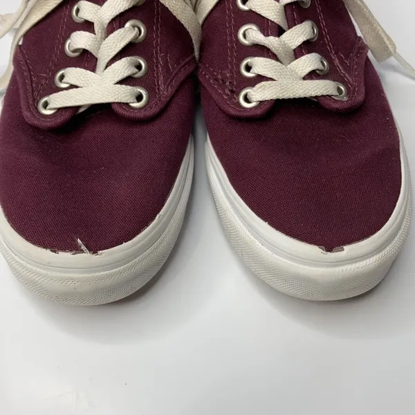 Vans maroon sneakers‎ size 7 - Image 2