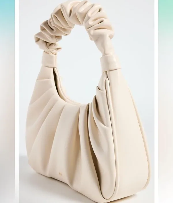 JW Pei GABBI RUCHED HOBO HANDBAG - IVORY - Image 5