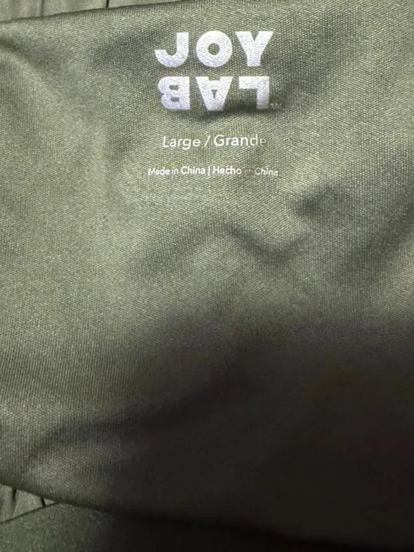 JoyLab Olive Green Athletic Shorts with Pleat Detail - Image 3