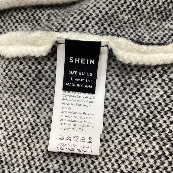 Shein Thick Warm Nordic Design Open Front Cardigan Sweater NWOT - Image 5