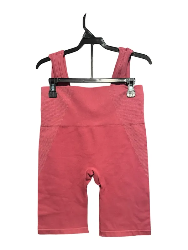 Puma NWT Pink 2-Pack Seamless Scoop Neck Sports Bra & Biker Shorts Set Size M - Image 3