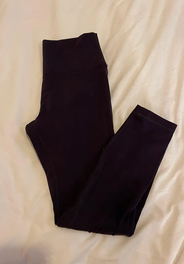 Navy Blue Full Length Leggings - Image 2